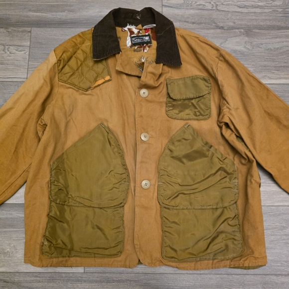 Vtg RARE 70s Sears Duck Hunting Jacket with Unique Duck Linning Classic Piece - Picture 8 of 16